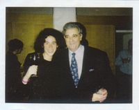 mit Placido Domingo im Dezember 2000 in Sevilla